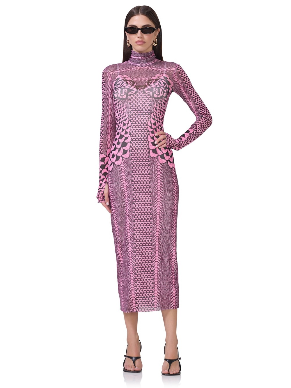 NWT AFRM Didi Fully Liked Maxi Dress in Pink Petal Size XS